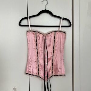 Pink corset
